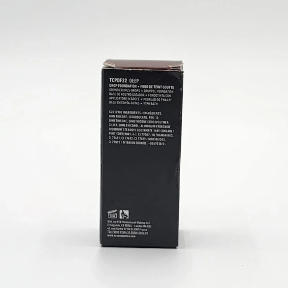 NYX Total Control Pro Drop‎ Foundation Deep TCPDF22 Full Coverage New in Box